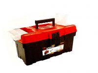 Ящик для інструментів CARBON 41*21,3*20см16"з вставкою та комірками(4001)